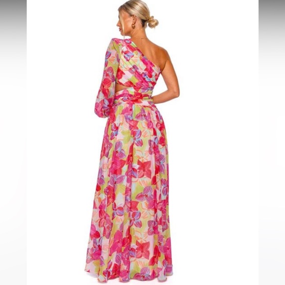 PATBO
Women's Red Hydra One Shoulder Maxi Dress - Picture 2 of 2